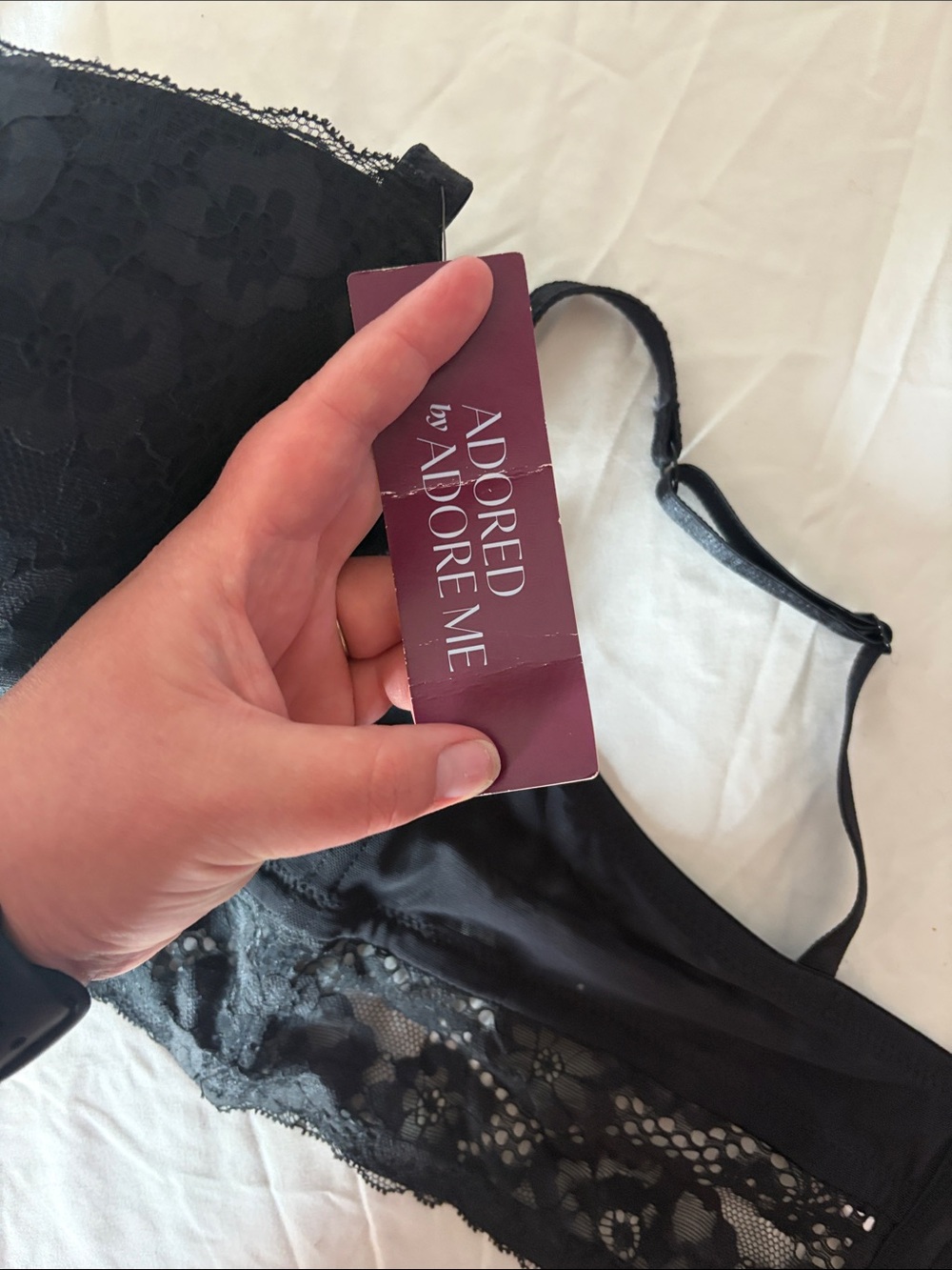 Lace Black Adore Me Bra - Picture 5 of 6